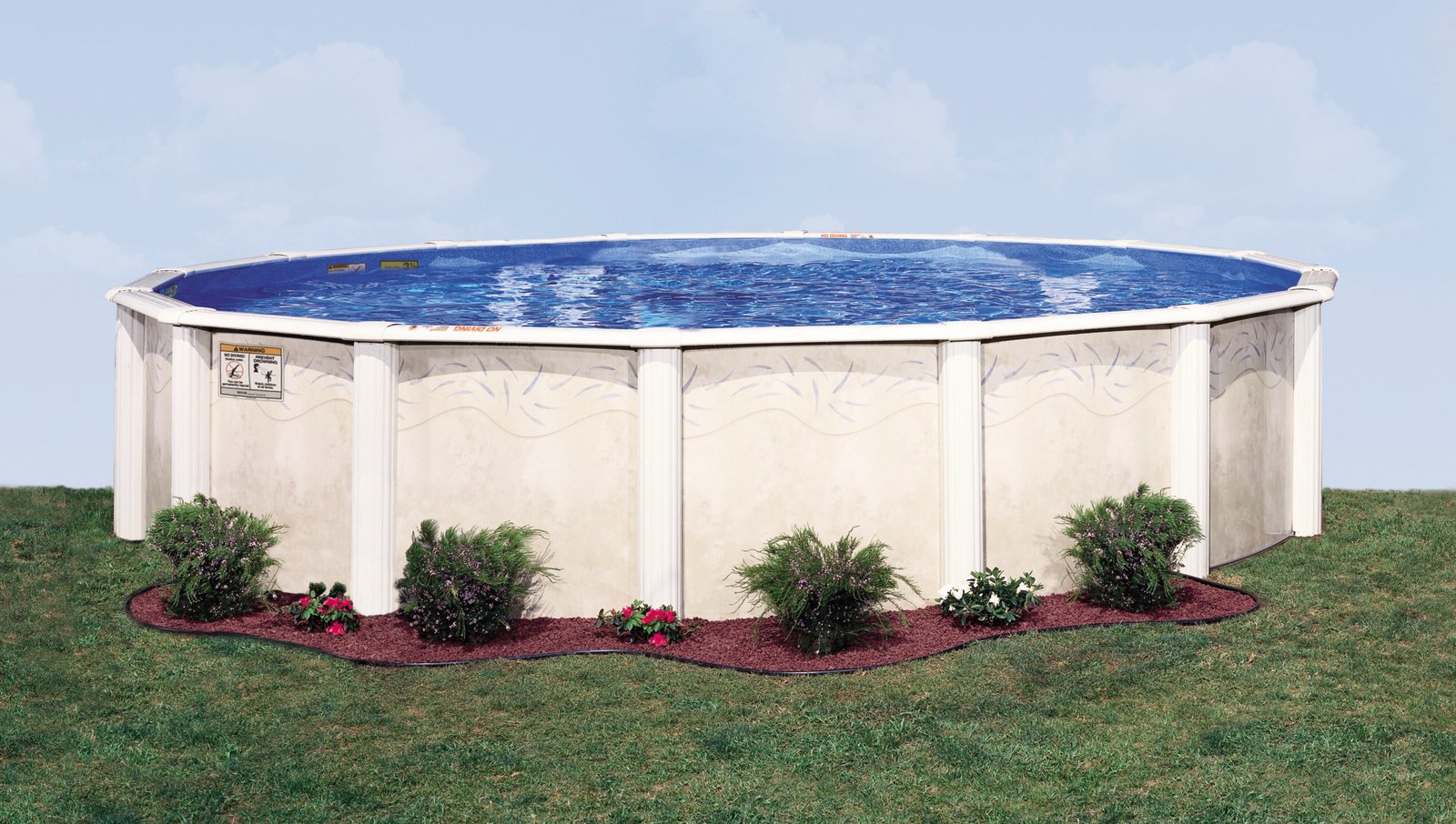 desert spring round resin above ground pool