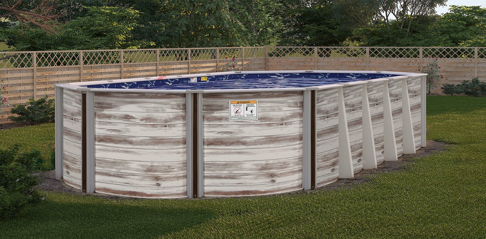 Durango Oval Resin above ground pool