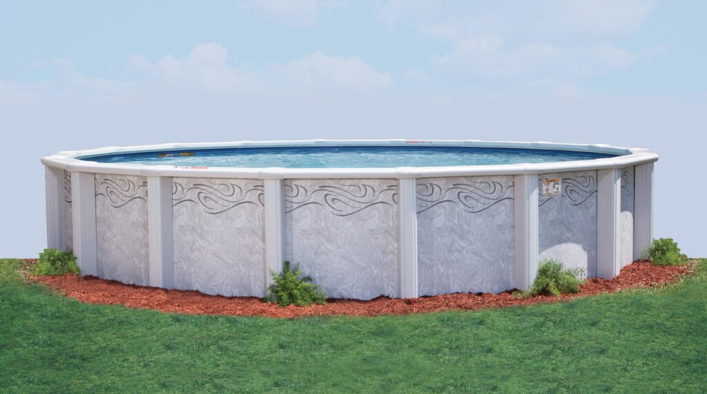 Saratoga Round Resin above ground pool