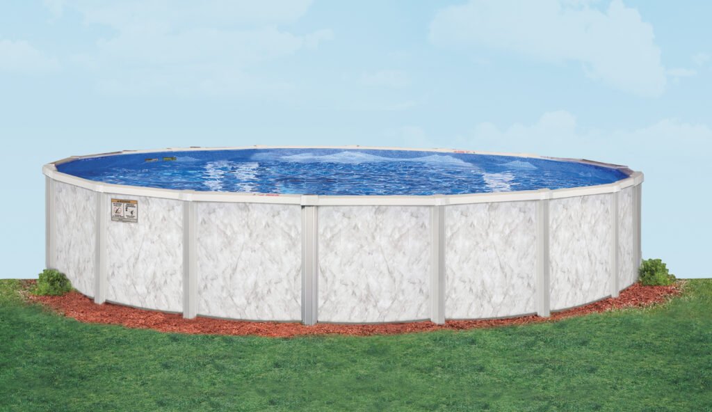 Silver Lake Round Steel above ground pool