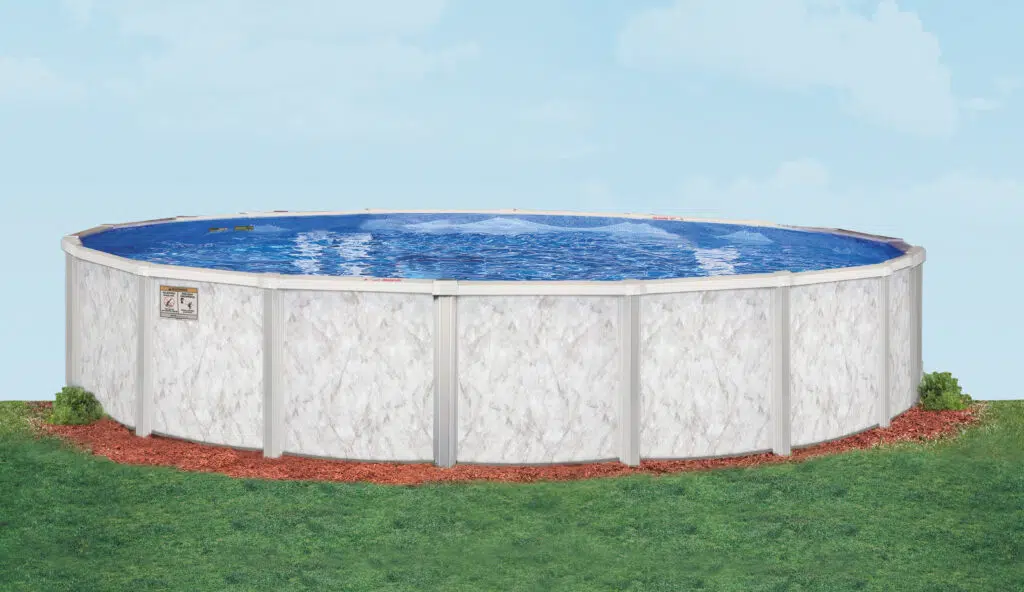 Doughboy Pools 18 Silver Lake Round Steel above ground pool