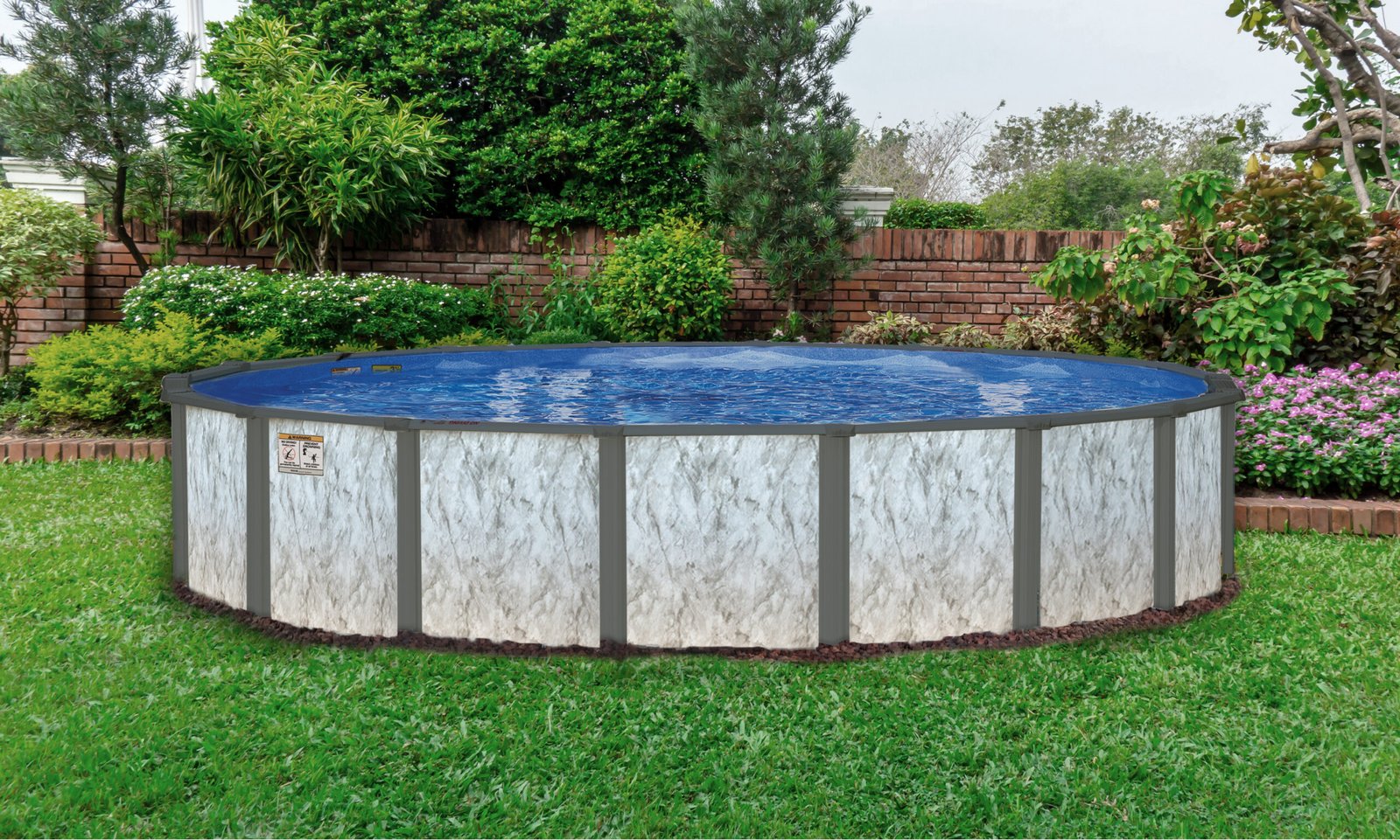 Silver Ridge Round Resin above ground pool