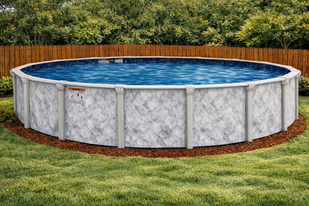 Sterling Round Steel above ground pool